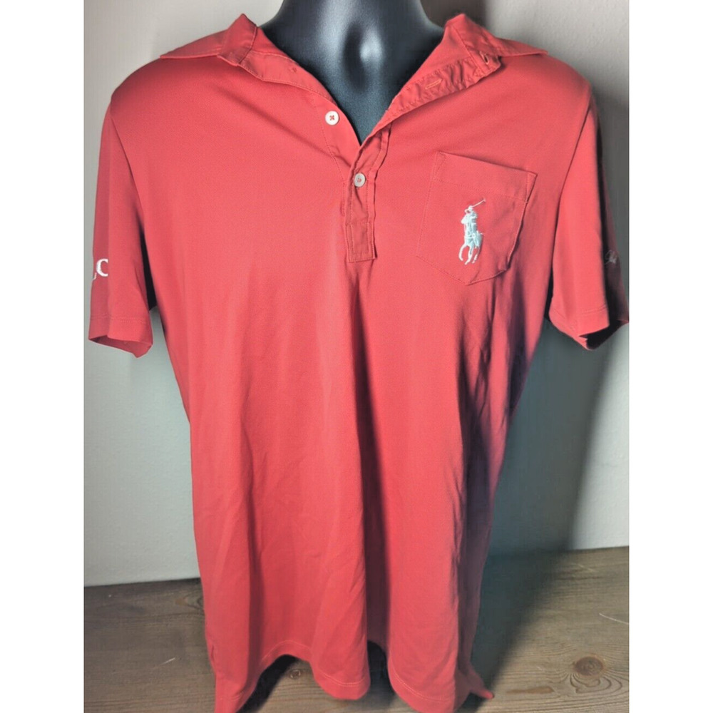 Polo Ralph Lauren RLX Pocket Polo Shirt Big Pony Logo Size M